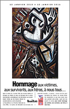 Hommage aux victimes, aux survivants, aux h&eacute;ros, &agrave; nous tous&hellip;